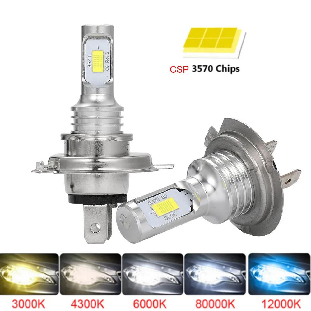 CSP ڵ Ȱ  9005 9006  Ʈ LED Ʈ DRL  ŰƮ,  ο  6000K 12V, LED H7 H4 H1 H8 H9 H11, 2 
